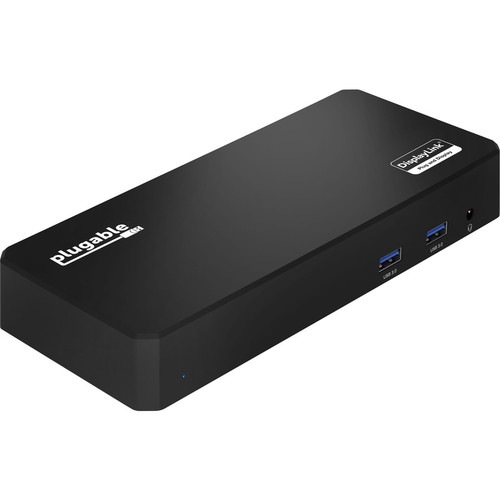 Plugable USB C Triple Display Docking Station with Laptop Charging, Thunderbolt 3 or USB C Dock Compatible with Specific Windows and Mac Systems