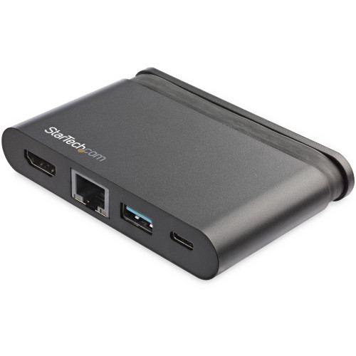 StarTech.com USB C Multiport Adapter - USB-C Travel Dock to 4K HDMI, 100W PD 3.0 Pass-Through, USB-A USB-C, GbE - Portable USB Type-C Dock