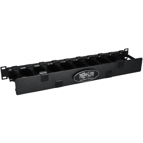 Tripp Lite Rack Enclosure Horizontal Cable Manager Steel w Finger Duct 1URM