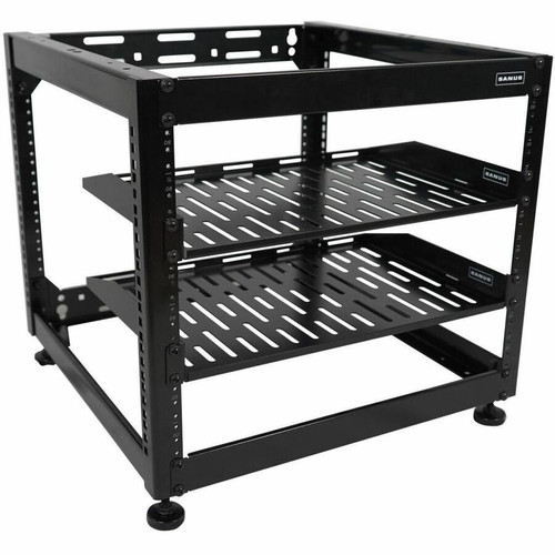 SANUS 10U AV Rack Stackable Open Frame Network Rack