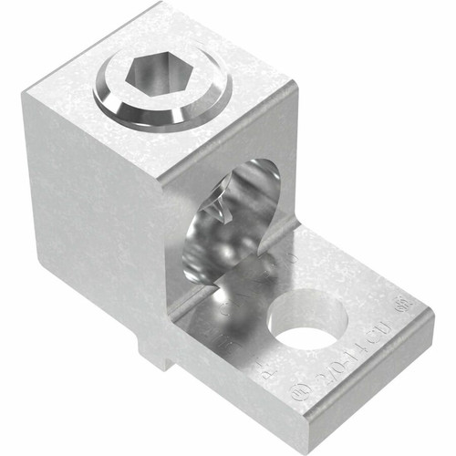 Panduit Pan-Lug CLMAR2/0-14-Q Mech. Lug, Anti-Rotational, Tin Plt Copper, PK25