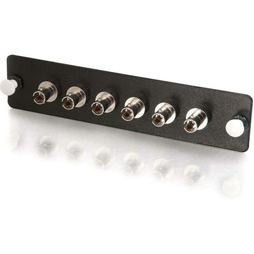 C2G Q-Series 6-Strand, ST, PB Insert, MM/SM ST Adapter Panel