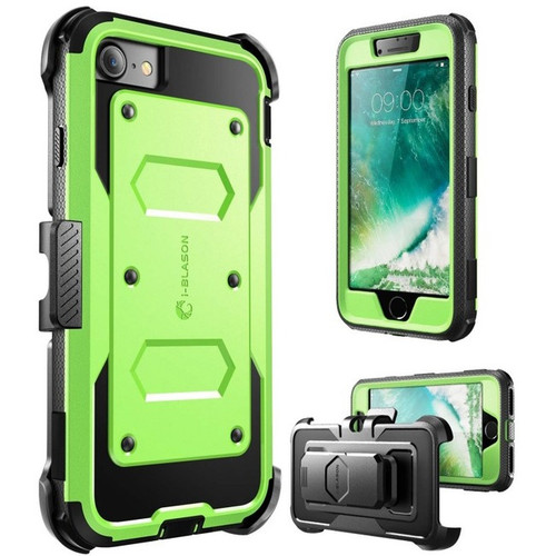 i-Blason Armorbox Carrying Case (Holster) Apple iPhone 8 Smartphone - Green