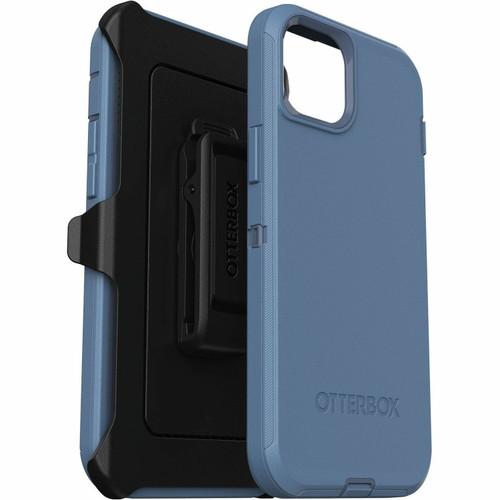 OtterBox Defender Carrying Case (Holster) Apple Smartphone - Baby Blue Jeans (Blue)