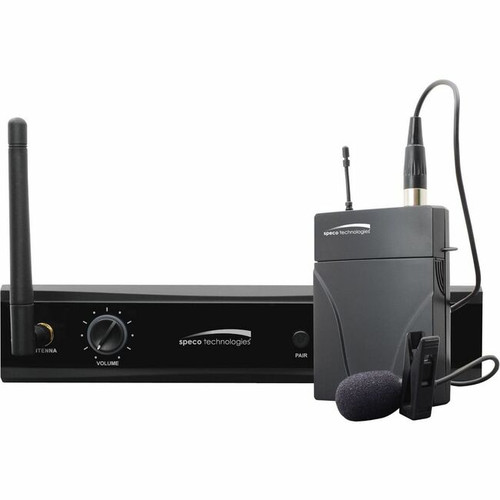 Speco 2.4 GHz Intelligent Frequency Wireless Microphone Kits