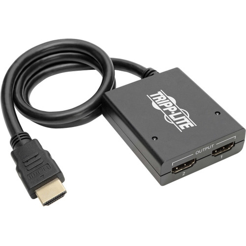 Tripp Lite 2-Port HDMI Splitter - UHD 4K, International AC Adapter