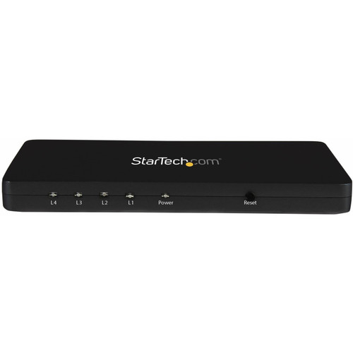 StarTech.com 4K HDMI Splitter - 4k 30Hz - 4 Port - Aluminum - Backward Compatible - HDMI Multi Port - HDMI Hub