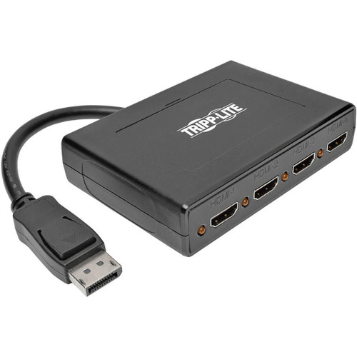 Tripp Lite 4-Port DisplayPort to HDMI Multi-Monitor Splitter MST Hub 4K 60Hz UHD DP1.2 TAA