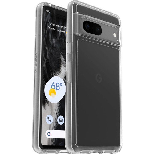 OtterBox Pixel 7 Case Symmetry Series Clear Antimicrobial