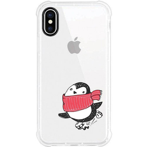 OTM Phone Case, Tough Edge, Skating Penguin