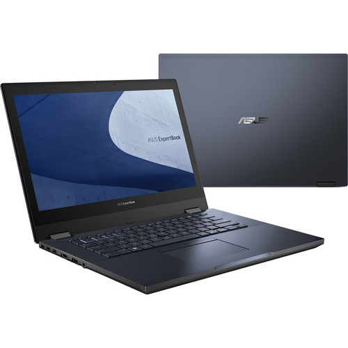 Asus ExpertBook B2 Flip B2402F B2402FVA-XS74T 14" Touchscreen Convertible 2 in 1 Notebook - Full HD - 1920 x 1080 - Intel Core i7 13th Gen i7-1360P Dodeca-core (12 Core) 2.20 GHz - 16 GB Total RAM - 512 GB SSD - Star Black