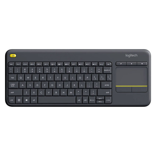 Logitech K400 Plus Wireless Touch Keyboard - Black