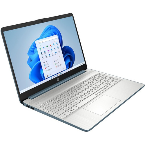 HP 15-dy0000 15-dy0700tg 15.6" Notebook - HD - 1366 x 768 - Intel Pentium Silver N5030 Quad-core (4 Core) 1.10 GHz - 8 GB Total RAM - 256 GB SSD - Spruce Blue, Natural Silver - Refurbished