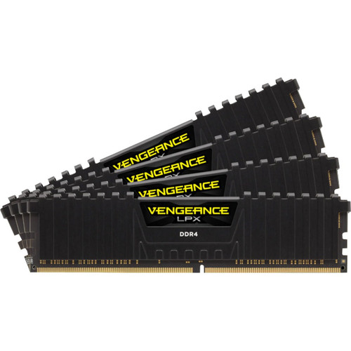 Corsair Vengeance LPX 64GB (4 x 16GB) DDR4 DRAM 3600MHz C18 Memory Kit - Black
