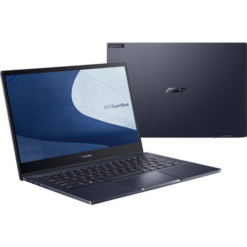 Asus ExpertBook B5 Flip B5302 B5302FEA-XH75T 13.3" Touchscreen Rugged Convertible 2 in 1 Notebook - Full HD - 1920 x 1080 - Intel Core i7 11th Gen i7-1165G7 Quad-core (4 Core) 2.80 GHz - 16 GB Total RAM - 1 TB SSD - Star Black