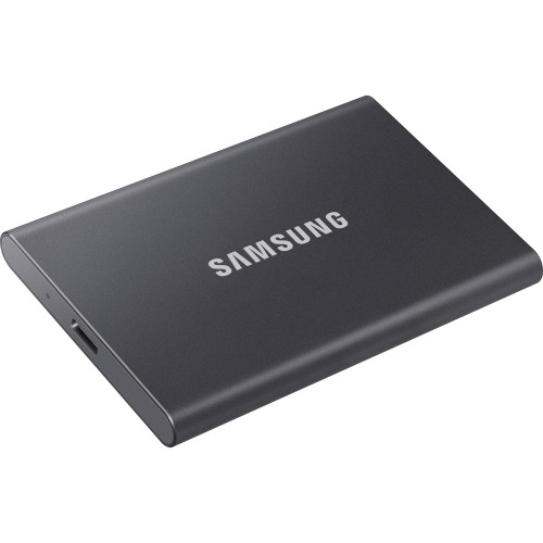 Samsung T7 MU-PC2T0T/AM 2 TB Portable Solid State Drive - External - PCI Express NVMe - Titan Gray