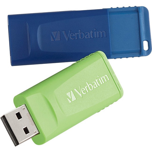 16GB Store 'n' Go&reg; USB Flash Drive - 2pk - Blue, Green