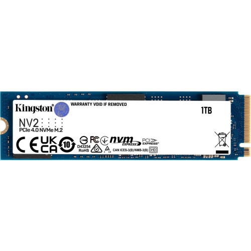 Kingston 1 TB Solid State Drive - M.2 2280 Internal - PCI Express NVMe (PCI Express NVMe 4.0 x4)