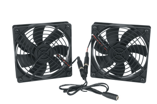 Middle Atlantic 4 1/2 Inch DC Fan Kit, 138 CFM with Thermo Controller