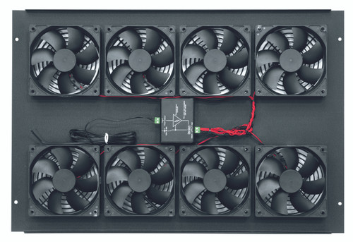 Middle Atlantic 552 CFM Fan Top, with Controller for BGR Series