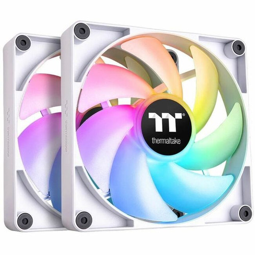 Thermaltake CT120 ARGB Sync PC Cooling Fan White (2-Fan Pack) - 2 Pack