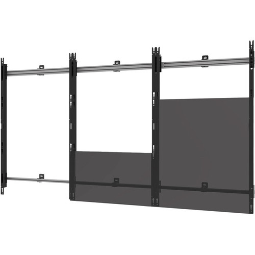 Peerless-AV SEAMLESS Kitted DS-LEDLSAA-3X3 Wall Mount for LED Display, Video Wall - Black, Silver