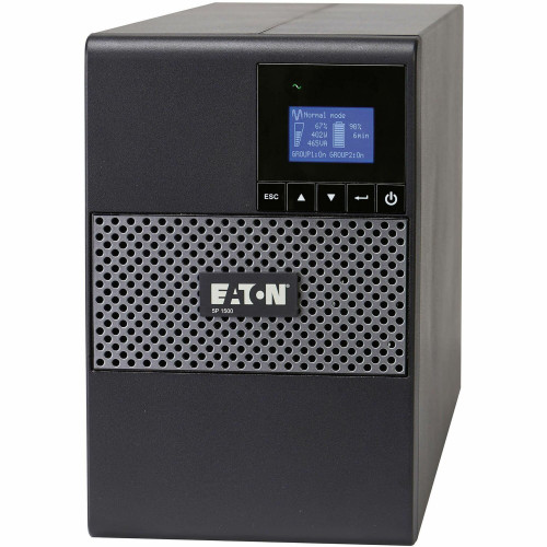 Eaton 5P UPS 1440VA 1100W 120V Line-Interactive UPS, 5-15P, 8x 5-15R Outlets, True Sine Wave, Cybersecure Network Card Option, Tower