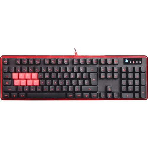 BLOODY GAMING 8 KEY MECHANICAL BACKLIT ZERO LAG GAMING KEYBOARD