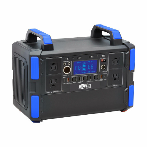 Tripp Lite Portable Power Station 1000W Lithium-Ion (LFP) AC DC USB-A USB-C QC 3.0