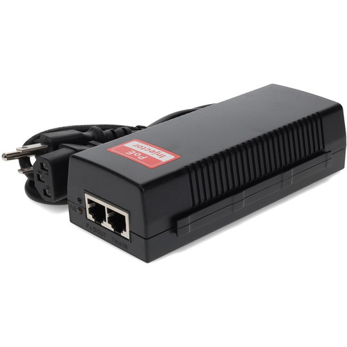 AddOn 60W POE Power Injector (IEEE802.3af/IEEE802.3at 57v 60W max,10/100Base-T and 10/100/1000Base-T )