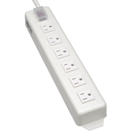Tripp Lite Power It! Power Strip with 6 Right-Angle Outlets 15 ft. (4.57 m) Cord Transparent Switch Cover