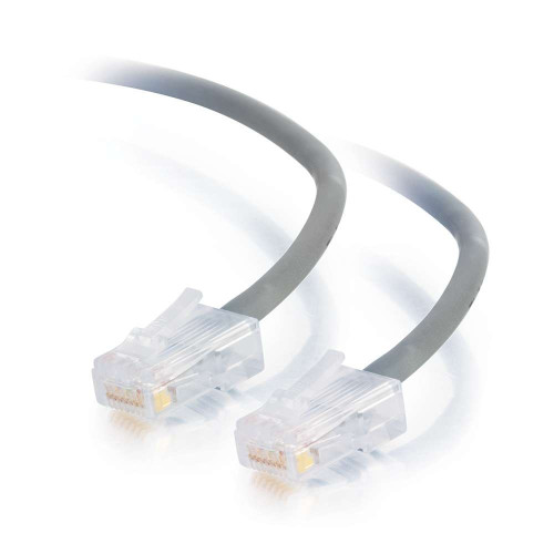 C2G 15ft Cat5e Non-Booted UTP Unshielded Ethernet Network Patch Cable - Gray