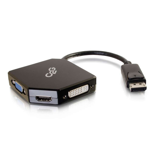 C2G DisplayPort to HDMI, VGA, or DVI Adapter Converter