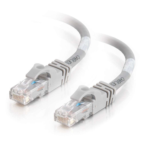 C2G 14 ft Cat6 Snagless Unshielded UTP Network Crossover Patch Cable - Gray