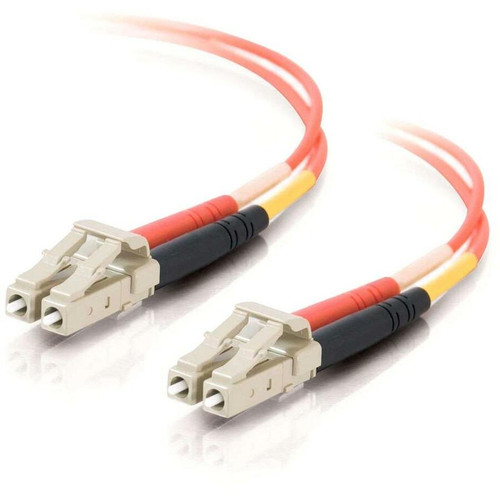 C2G-2m LC-LC 62.5/125 OM1 Duplex Multimode Fiber Optic Cable (TAA Compliant) - Orange