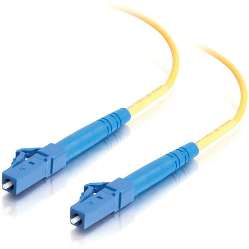C2G-30m LC-LC 9/125 OS1 Simplex Singlemode Fiber Optic Cable (Plenum-Rated) - Yellow
