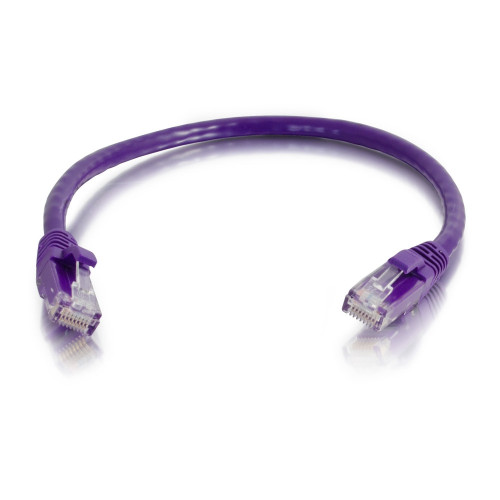 C2G 2ft Cat6a Snagless Unshielded UTP Ethernet Network Patch Cable - Purple