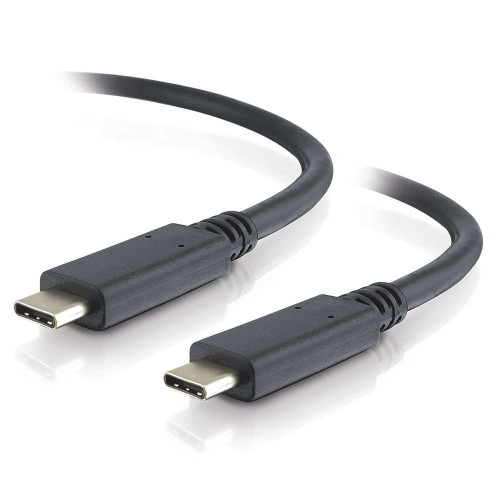 C2G 3.3 ft (1m) USB-C 3.1 (Gen 2) Male to Male Cable (20V 5A)