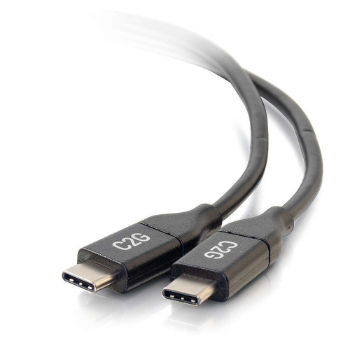 C2G 10 ft USB-C to C 2.0 Male to Male Cable (5A)