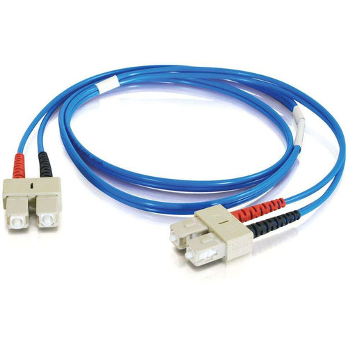 C2G-3m SC-SC 62.5/125 OM1 Duplex Multimode PVC Fiber Optic Cable - Blue