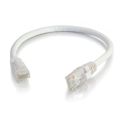 C2G 30ft Cat6a Snagless Unshielded UTP Ethernet Network Patch Cable - White