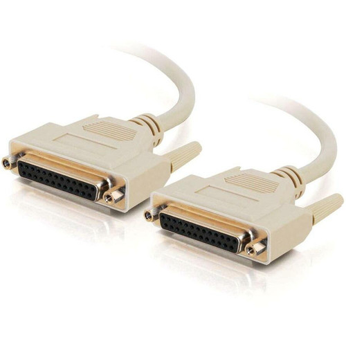 C2G 10ft DB25 F/F Null Modem Cable C2G 10ft DB25 F/F Null Modem Cable