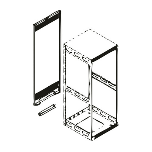 Middle Atlantic 43 RU Rear Access Panel for SLIM5 Racks