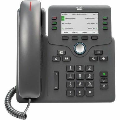 Cisco 6871 IP Phone - Corded - Corded - Wall Mountable - Bluum