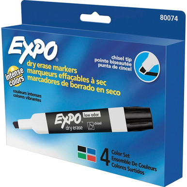 Expo 80074 Large Barrel Dry-Erase Markers - Bluum