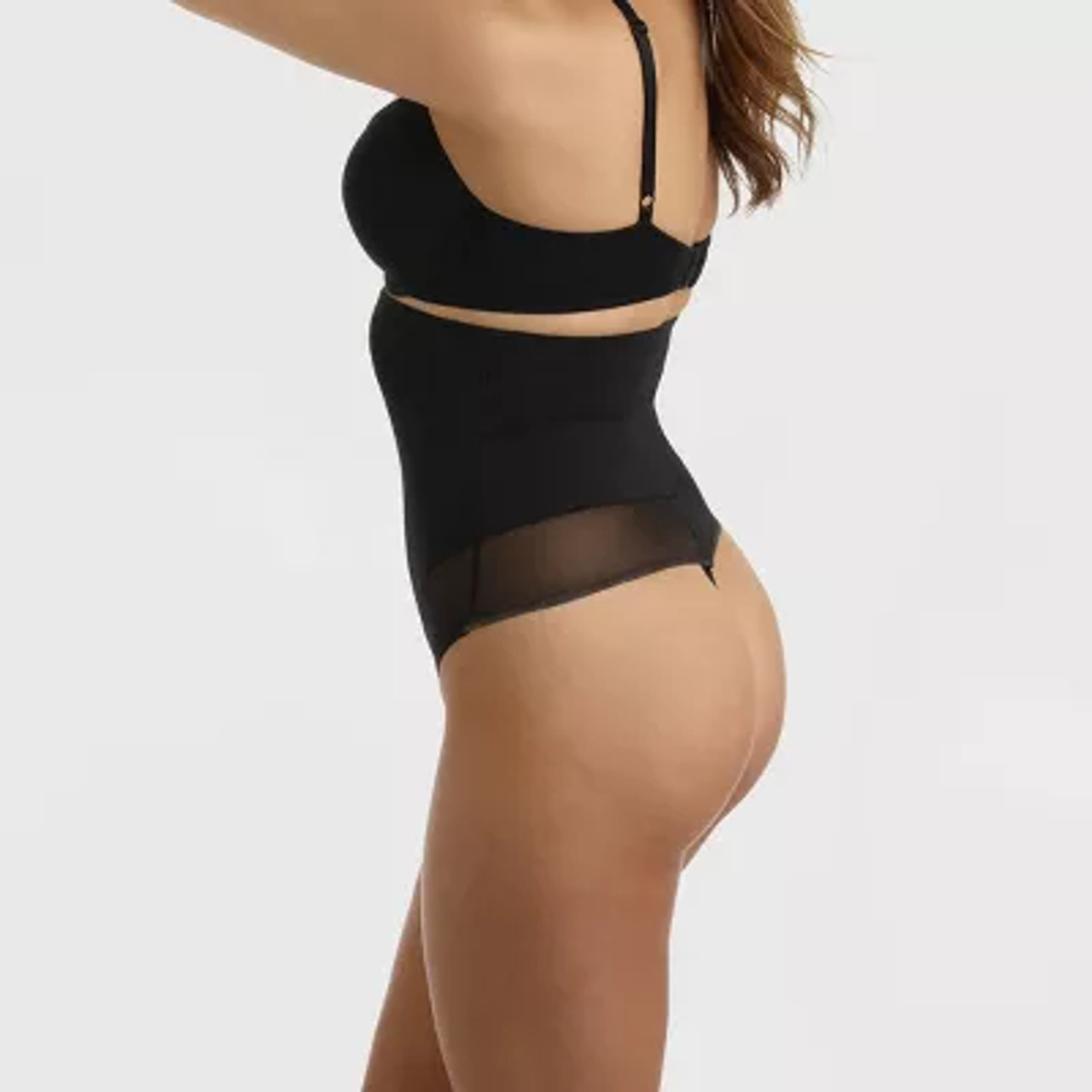 SlimShaper by Miracle Brands Women's High-Waisted Tummy Tuck Thigh Slimmer  