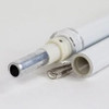 Residential Flag pole and Bracket -  White pole, gold top and white bracket