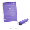 Purple Poop Bag - 100% Recycled Dog Waste Station Refill Roll Bags - Purple 30 Rolls (6,000 bags)