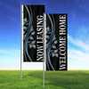 Black Vine - 3x8 Vertical Outdoor Marketing Flag
