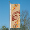 Falling Leaves - 3x8 Vertical Outdoor Marketing Flag